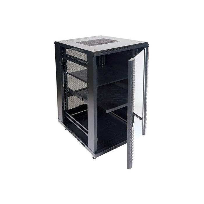 Armario De Suelo Rack 19'' 22u 600x600 Puerta Cristal Puerta De Cristal/Handylock/ Laterales Desmontables