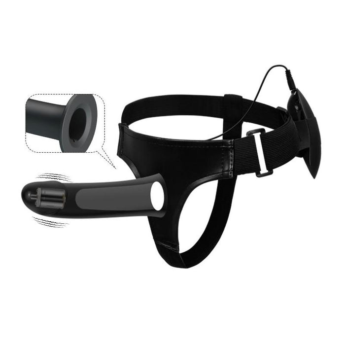 Arnés Con Dildo Hueco Y Control Remoto Vito