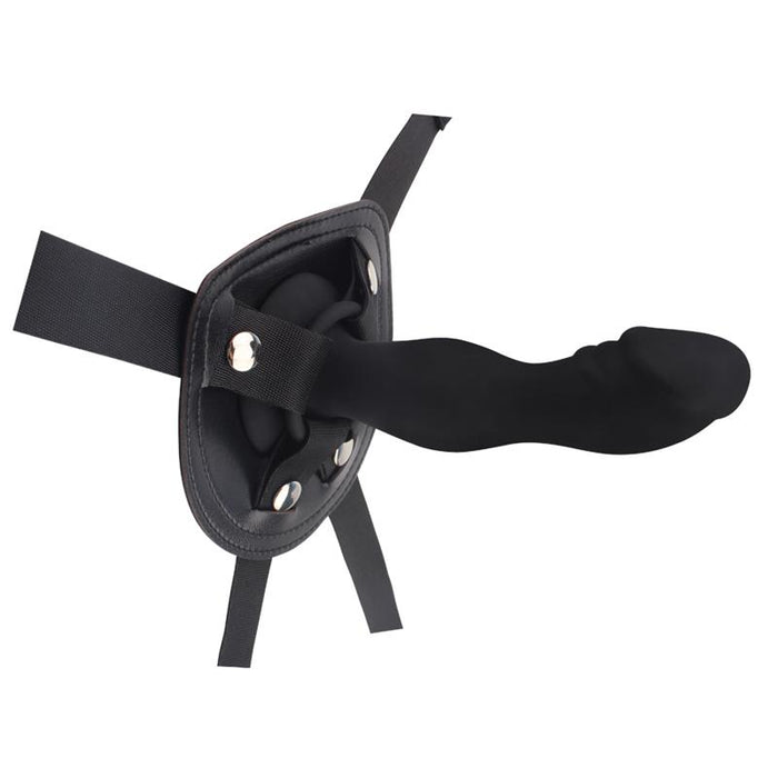 Arnés Con Dildo Rumpy Silicona Negro