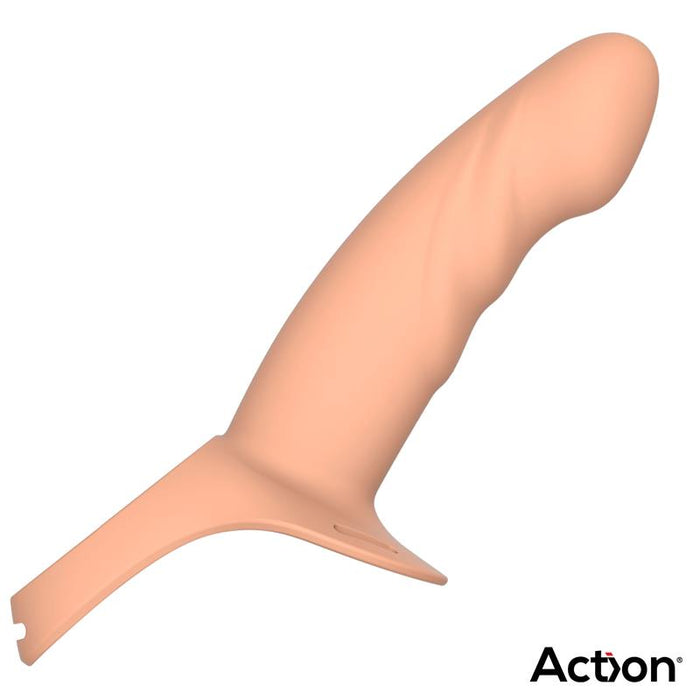 Arnés Strap-On Con Dildo Hueco Silicona Premium Talla S