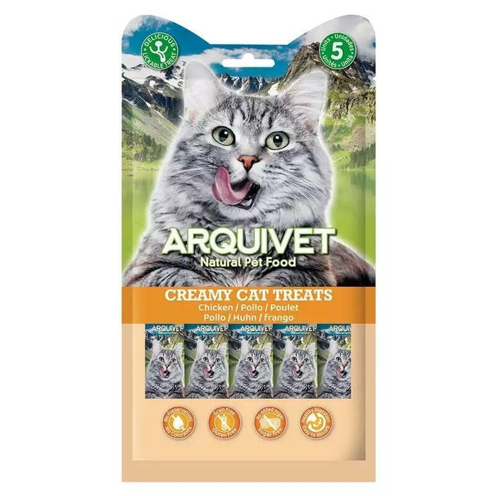 Arquivet Snack Cremoso De Pollo 5x14 G