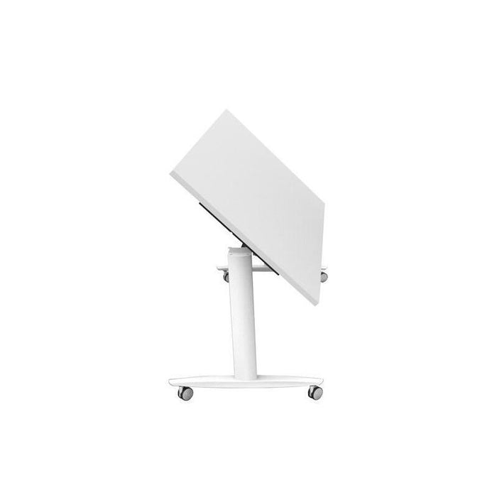 Artexport Mesa Multifuncional Taxi 140 Patas De Metal Con Ruedas Y Tapa Abatible De 25mm Blanco