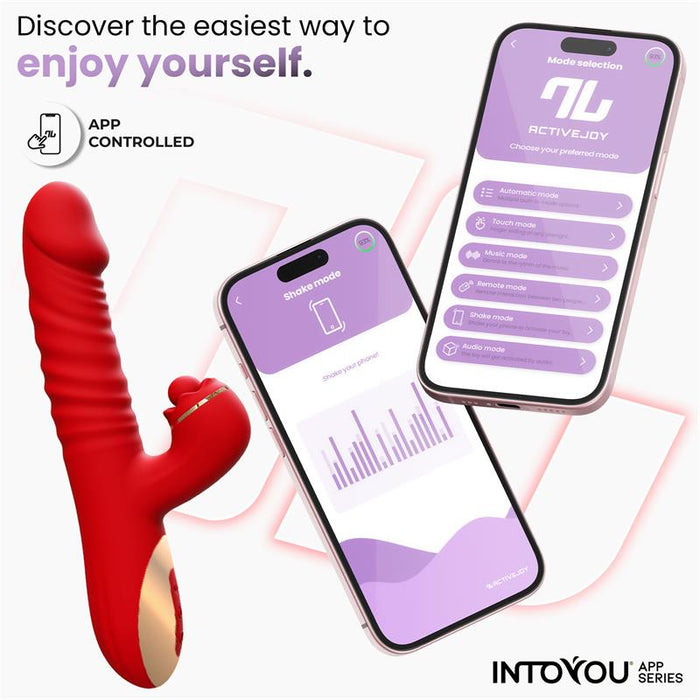 Vibrador  Ascen Con Thrusting Y Waving Y App Usb Magnético