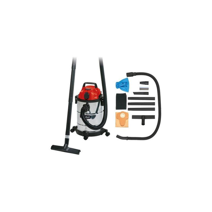 Aspirador En Seco Y Húmedo Einhell Tc-Vc 1820 Sa (Rojo/Plata) 2342425
