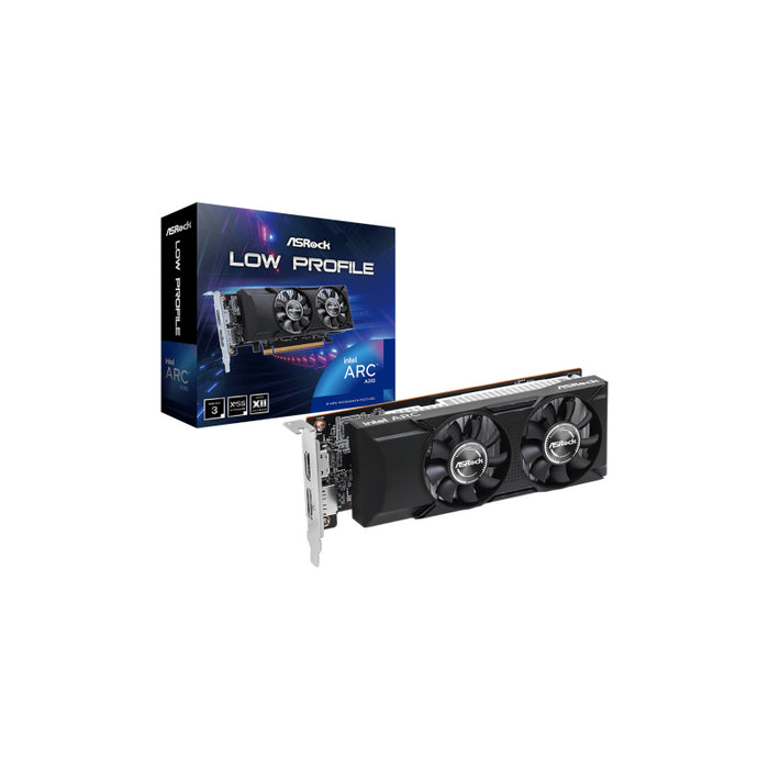 Asrock Intel Arc A310 Lp 4g Pcie4 4gb Ddr6 Hdmi Dp 2000mhz Clock 0db Cooling Low Profile