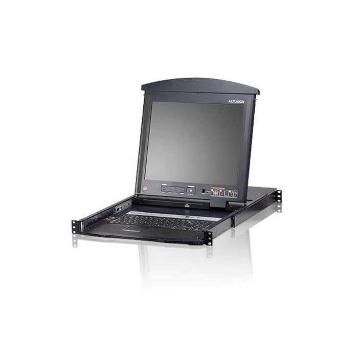 Aten 16-Port 17" Lcd Cat5e/6 Kvm Switch (Dual Rail) Conmutador Kvm De 16 Puertos Con Pantalla Lcd De 17 Pulgadas Para Cables De Cat. 5e/6 (Dos Módulos Retráctiles)