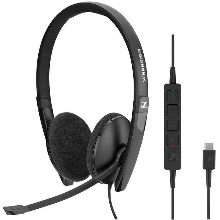 Auricular Epos I Sennheiser Adapt 160t Usb-C Ii   Adapt 100 Series Usb-C Negro Certificado Para Equipos De Microsoft, Optimizado Para Uc