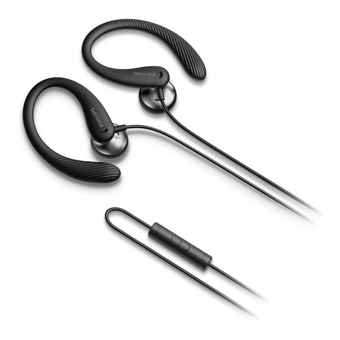 Auricular Philips Deportivo Intrauditivo Negro Con Micro