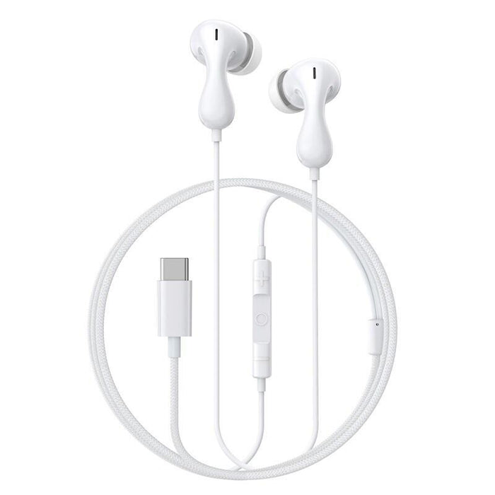 Auriculares  Baseus Encok Cz20 Alámbrico Dentro De Oído Llamadas/Música Usb Tipo C Blanco