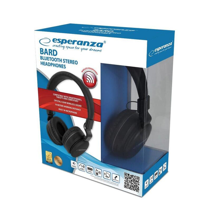 Auriculares Bluetooth Esperanza Bard Eh218