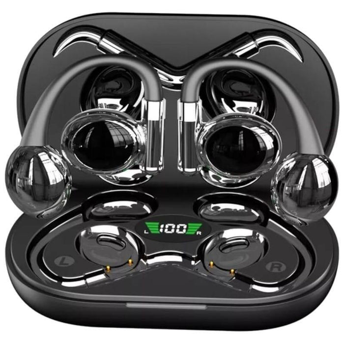 Auriculares Bluetooth Hbq Yyk-880 Gancho Negro