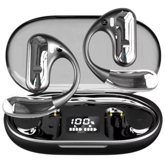 Auriculares Bluetooth Hbq Yyk-Q28 Gancho Negro