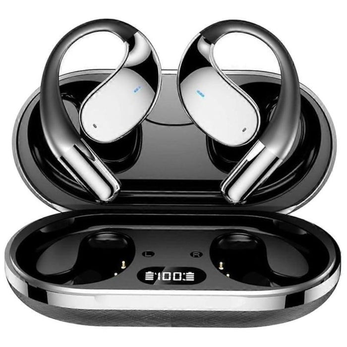 Auriculares Bluetooth  Hbq Yyk-Q93 Gancho Negro