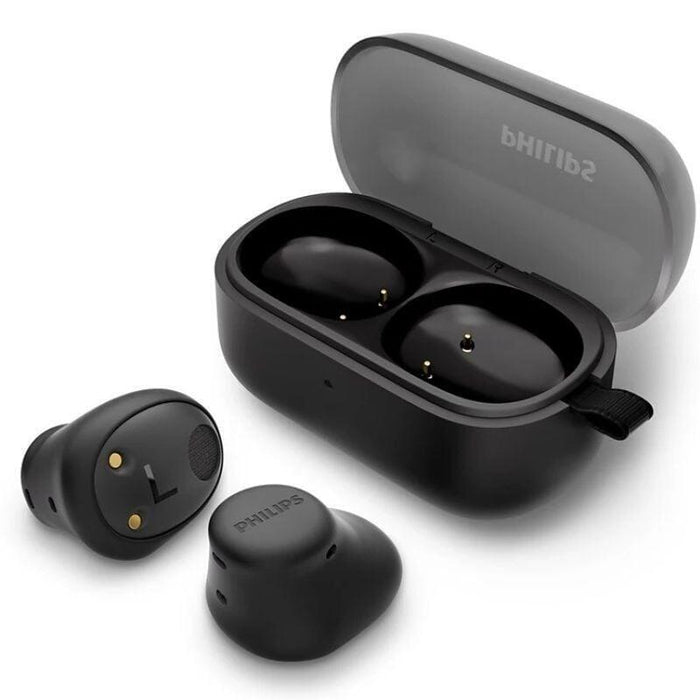 Auriculares Bluetooth Philips Tat2149 Con Estuche De Carga Autonomía 6h Negros