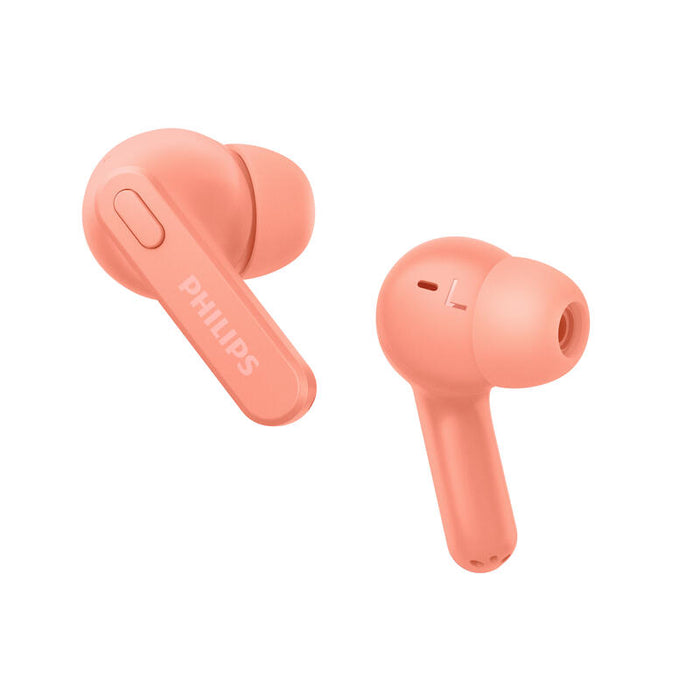 Auriculares Bluetooth Philips Tat2206pk/00 Pink Ipx4 Estuche De Carga