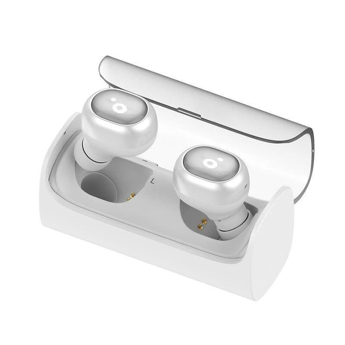 Auriculares Bluetooth Sunstech Wavepods White Bt 5.0 Estuche De Carga 220mah Función Manos Libres