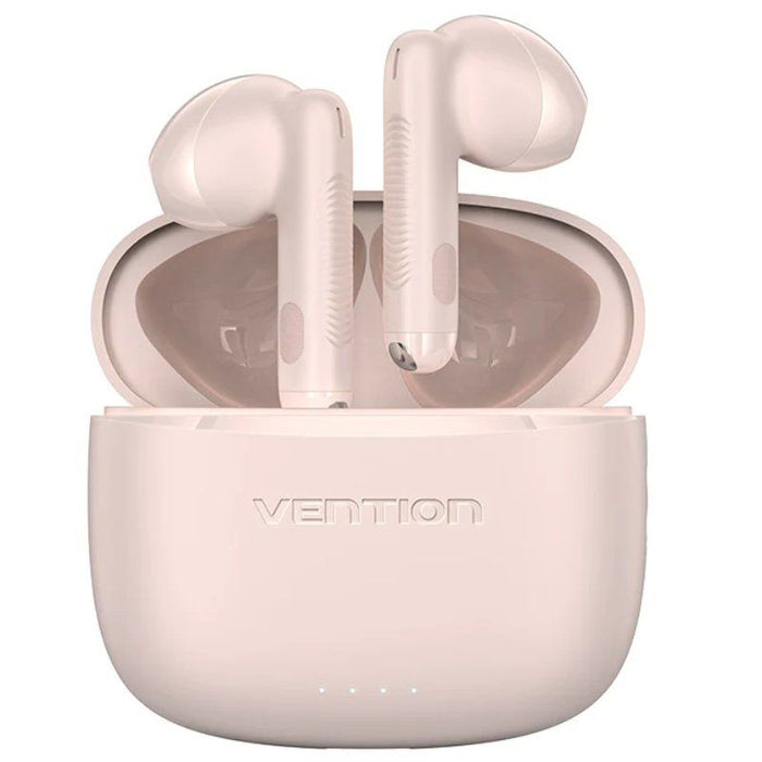 Auriculares Bluetooth Vention Elf E03 Nbhp0 Con Estuche De Carga Autonomía 6h Rosa