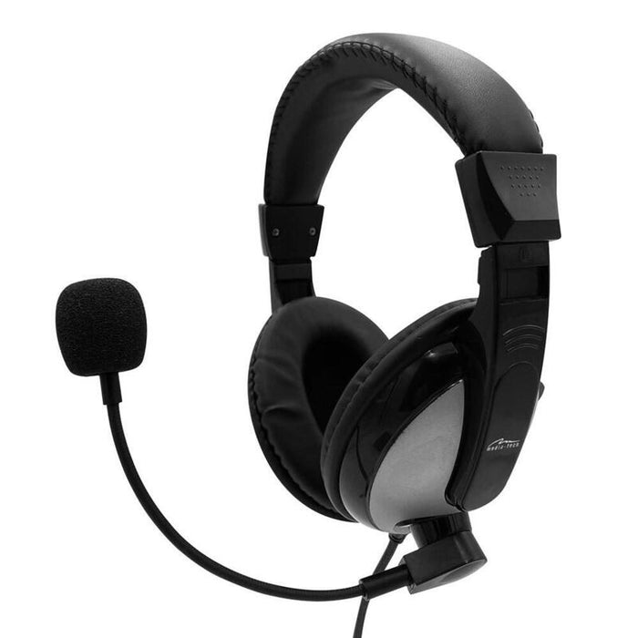 Auriculares Con Micrófono Media Tech Turdus Mt3603 Negros