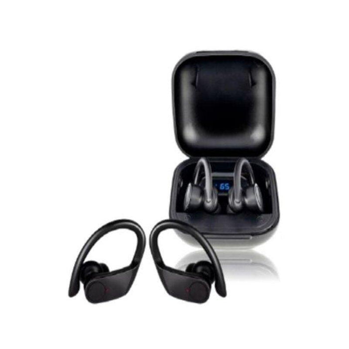 Auriculares Deportivos Bluetooth Daewoo Tws Sport Dw2012 Con Estuche De Carga Autonomía 3h Negros