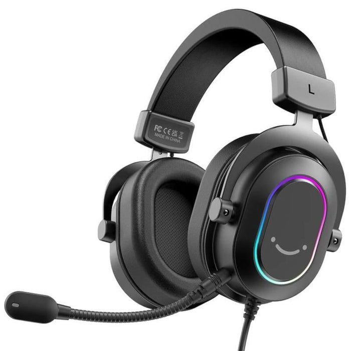 Auriculares  Fifine Ampligame H6 Usb Negro Gaming