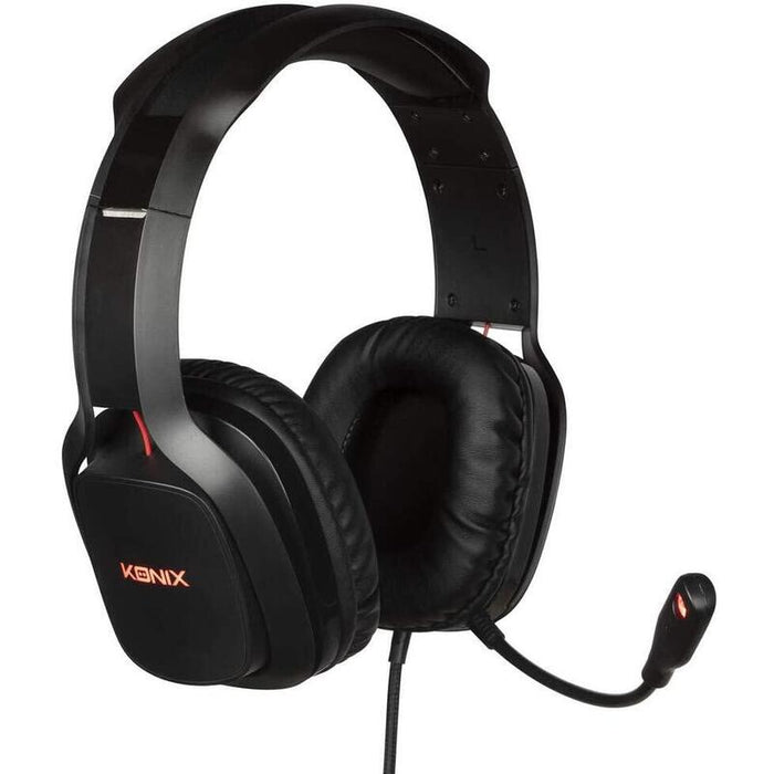 Auriculares Gaming Con Micrófono Konix Drakkar Mistlur  Jack 3.5  Negros
