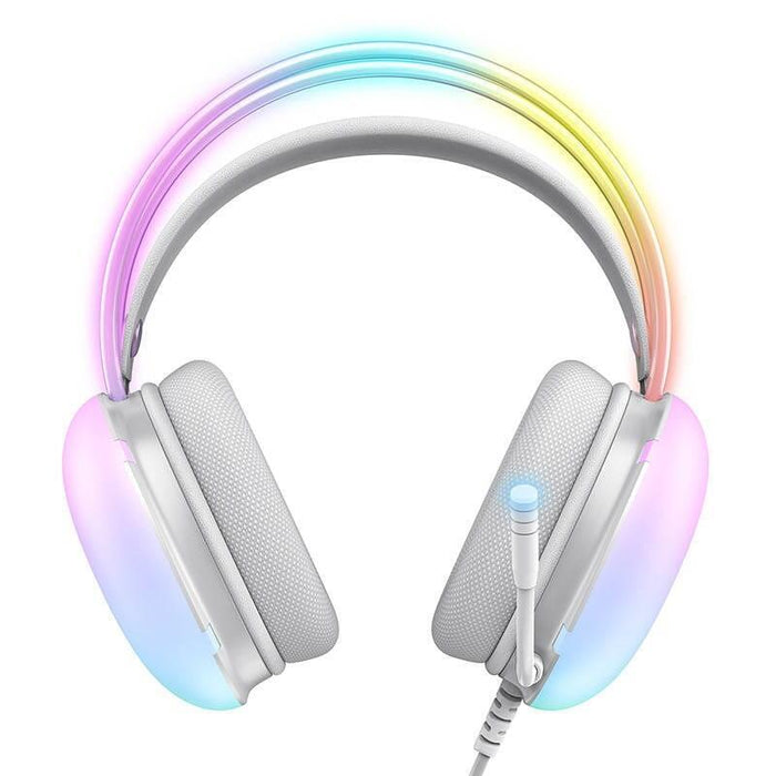 Auriculares Gaming  Onikuma X25 Rgb Blanco