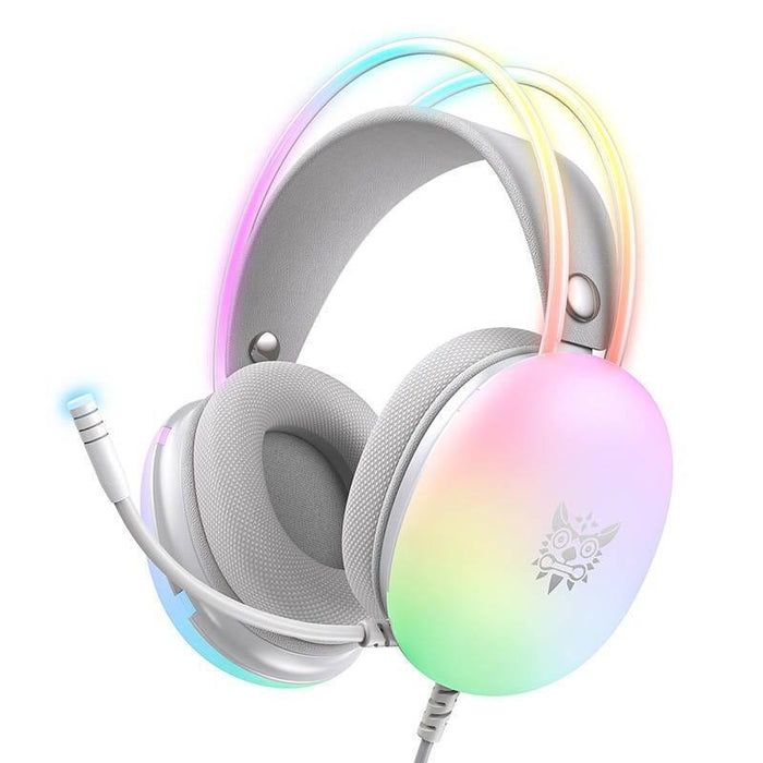 Auriculares Gaming  Onikuma X25 Rgb Blanco