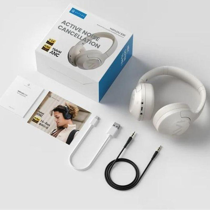 Auriculares Haylou S30 Anc Blanco Bluetooth