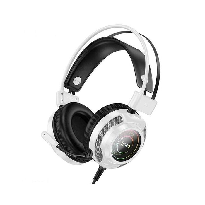 Auriculares Hoco W110 Resource Para Juegos Con Cable Usb+ Jack 3.5 In-Ear Blanco