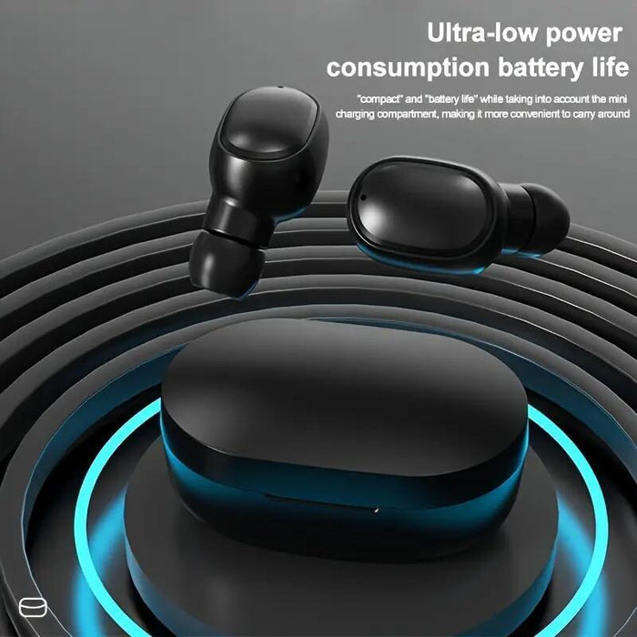 Auriculares Inalambricos In Ear Tws Negros Para Ios/Android