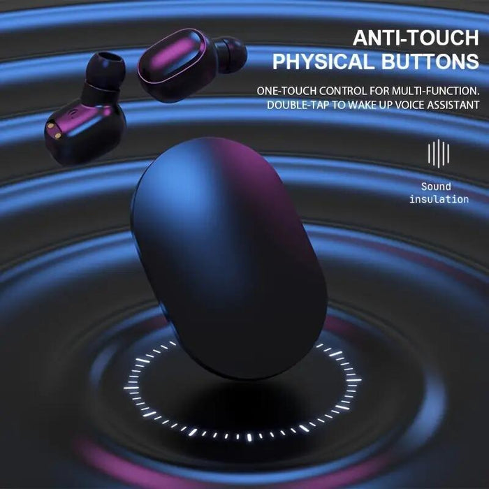 Auriculares Inalambricos In Ear Tws Negros Para Ios/Android