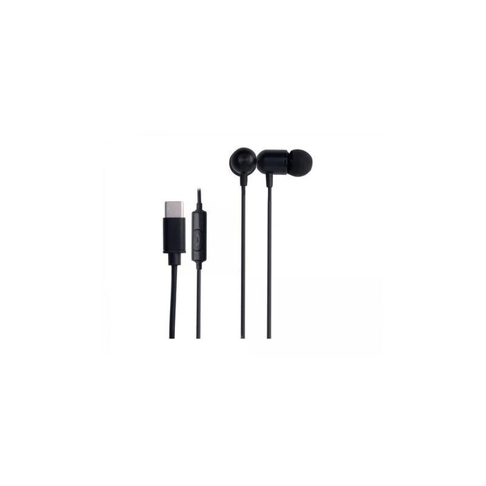 Auriculares Intrauditivos Fonestar X3 - Nc - Microfono - Usb Tipo C - Negro