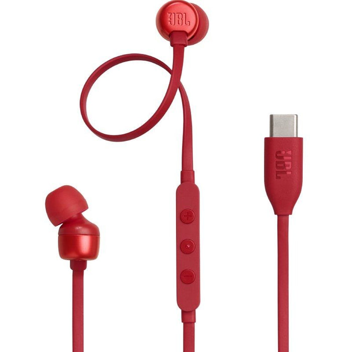 Auriculares Jbl Tune 310c Con Micrófono Rojos