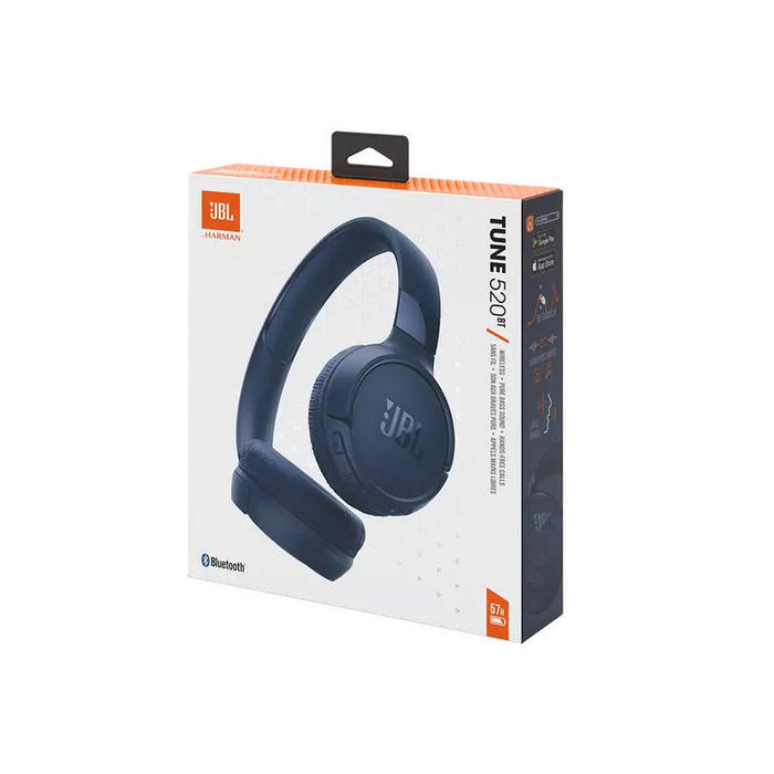 Auriculares Jbl Tune 520bt Inalambricos Micrófono Bluetooth Azules
