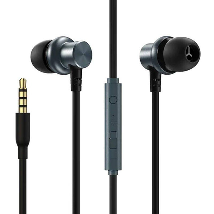 Auriculares  Joyroom Jr-El115 Jack 3.5mm Gris Con Cable