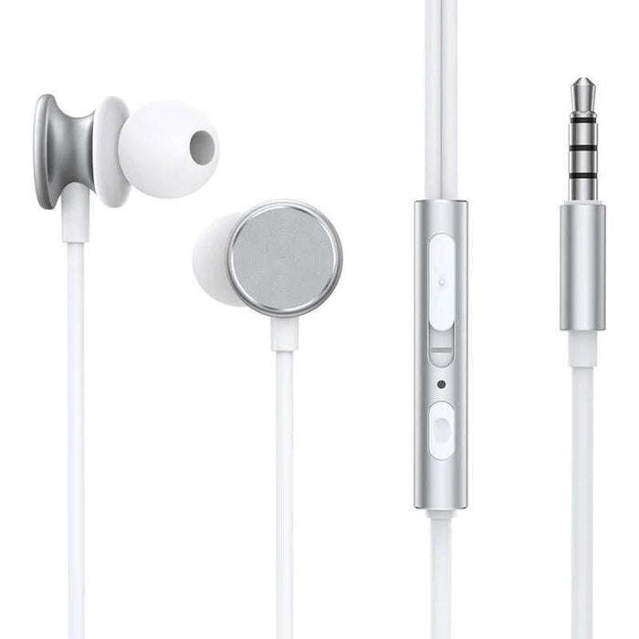 Auriculares  Joyroom Jr-Ew03 Jack 3.5mm Plata Con Cable