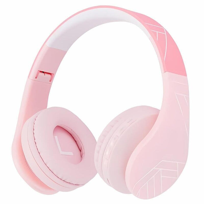 Auriculares  Powerlocus P1 Kids Rosa  Inalámbricos Para Niños