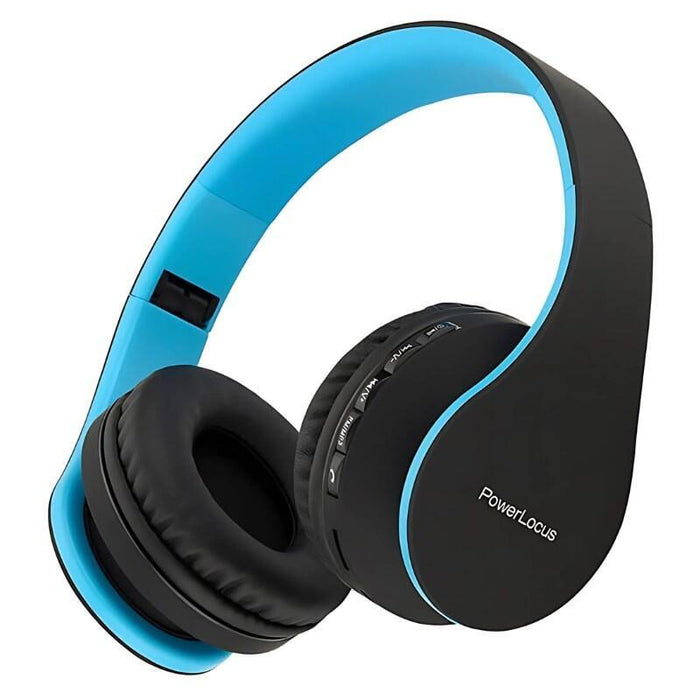 Auriculares  Powerlocus P1 Negro/Azul  Bluetooth