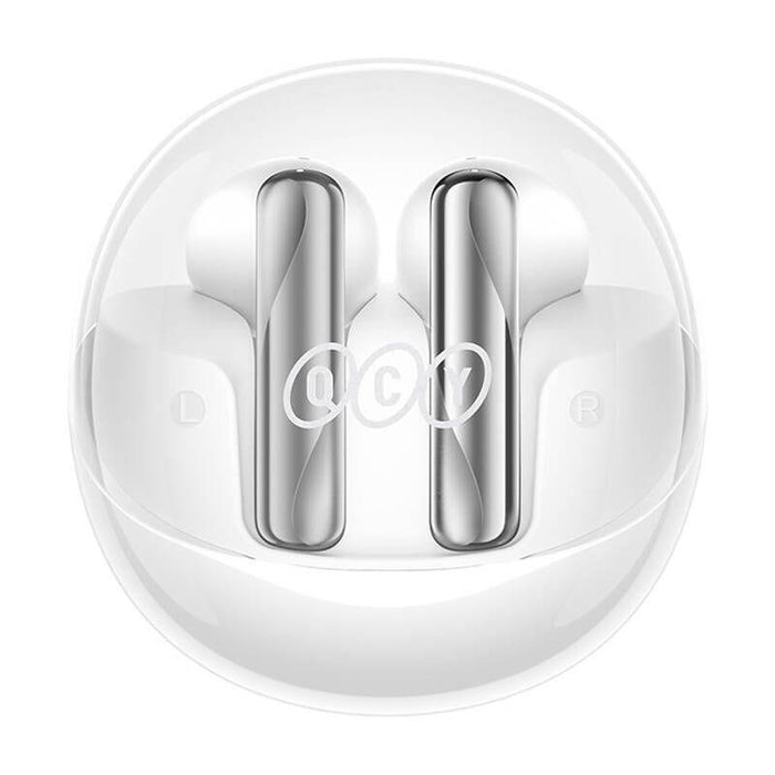 Auriculares Qcy Ailybuds Clear T32 Blanco Bluetooth