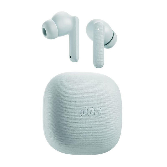 Auriculares Qcy Buds T43 Azul  Bluetooth