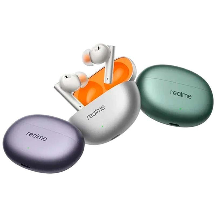 Auriculares Realme Buds Air 6 Naranja Con Cancelación De Ruido (Anc)  Bluetooth