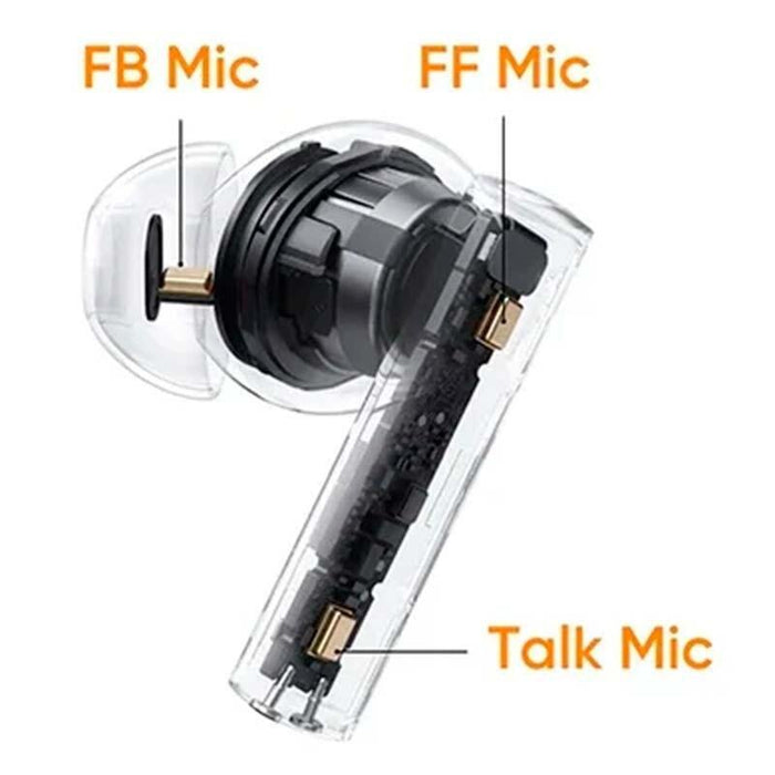 Auriculares Realme Buds Air 6 Naranja Con Cancelación De Ruido (Anc)  Bluetooth