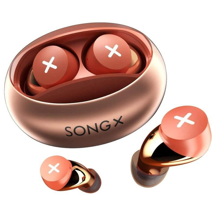 Auriculares  Songx S06 Tws Oro Rosado