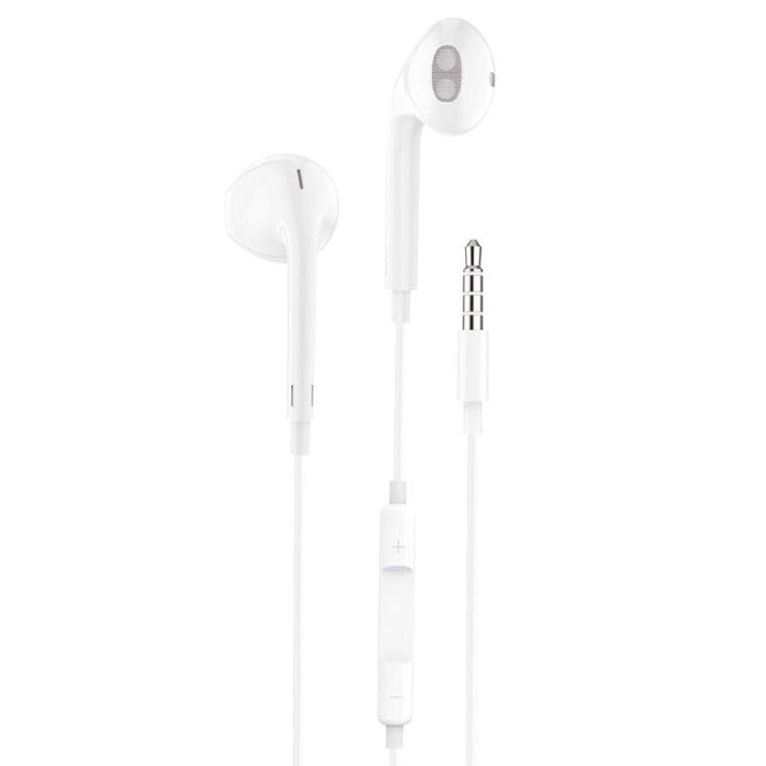 Auriculares Tech One Tech Eartech Tec1001 Con Micrófono Jack 3.5 Blancos