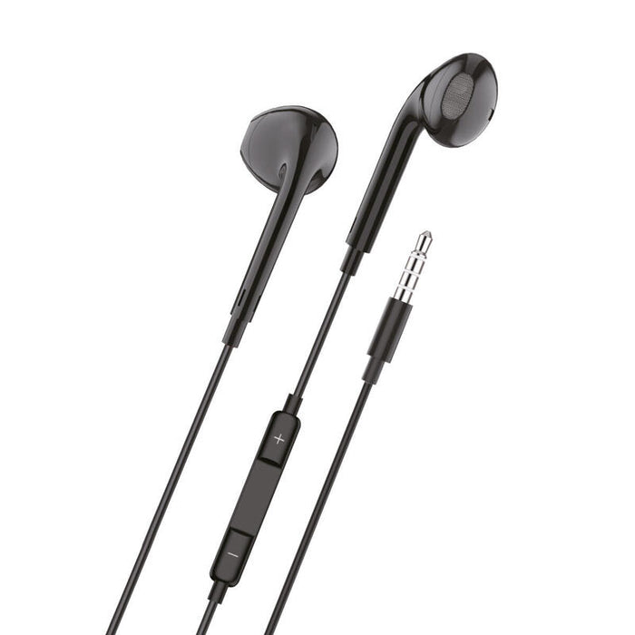 Auriculares Tech One Tech Eartech Tec1002 Con Micrófono Jack 3.5 Negros