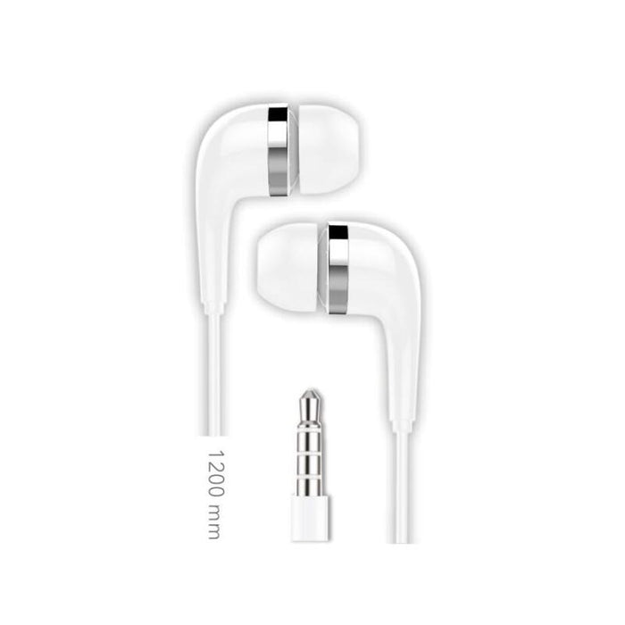 Auriculares  Techonetech Bsk Expositor Con 10 Con Microfono Integrado - Conexion Jack 3.5mm - Asistente Voz - Cable De