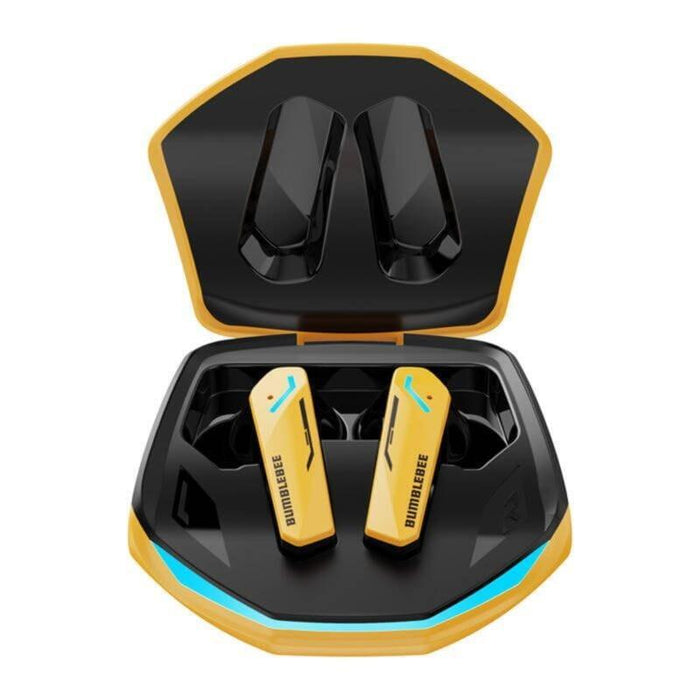 Auriculares Tws Transformers Tf-T10 Bluetooth Amarillo  Inalámbricos