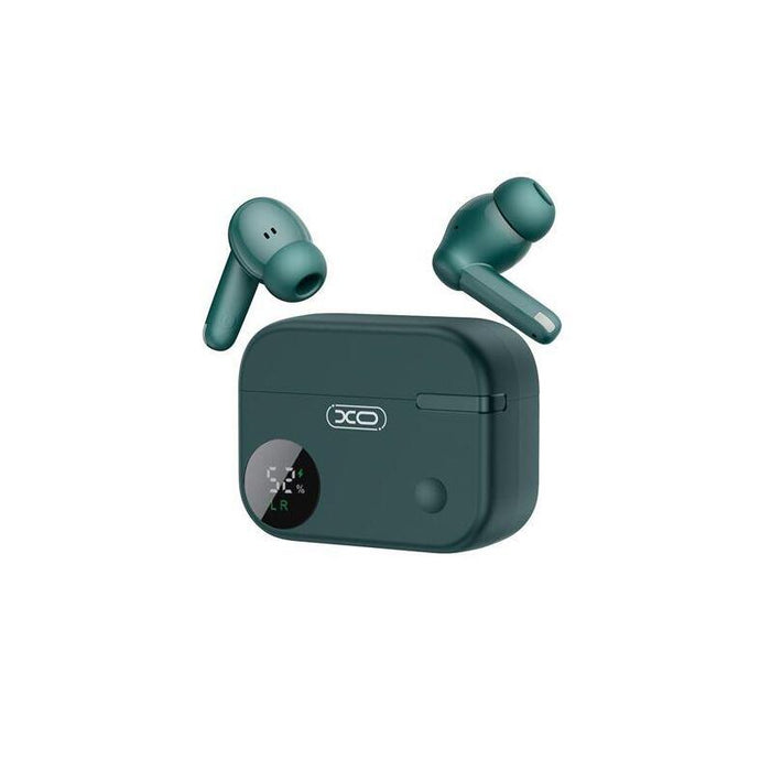 Xo G34 Auriculares Bluetooth 5.4 - Tws - Cancelacion De Ruido Enc+Anc - Caja Con Display Lcd - Verde
