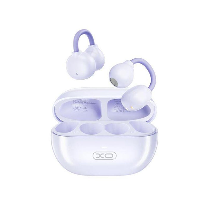 Xo G40 Pearl Clip Auriculares Tws - Bluetooth 5.3 - Violeta