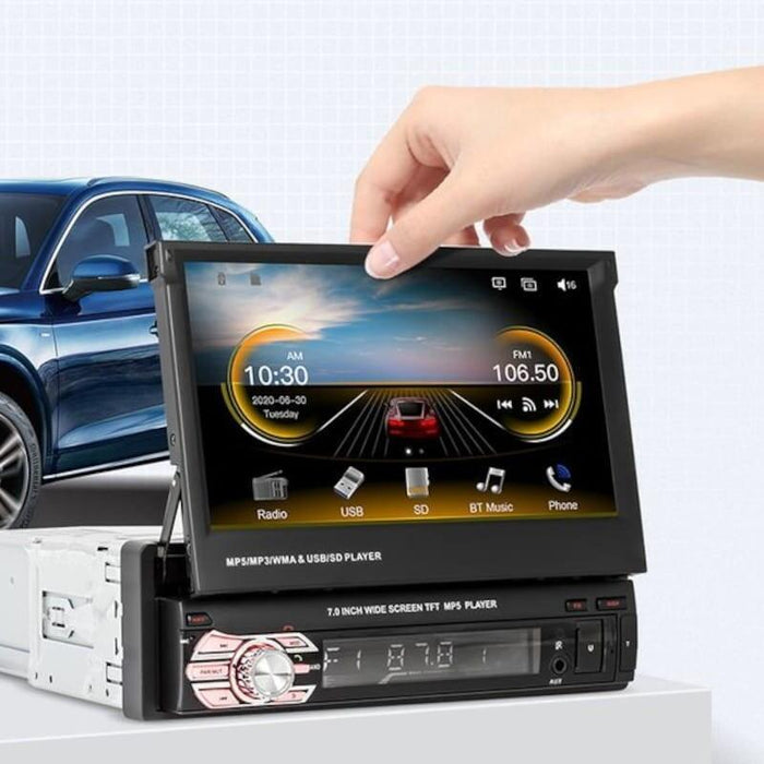 Autorradio 1 Din Swm 9601c-S Bluetooth/Mirror Link/ Carplay/Usb/Negro